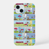 Regentag beim Baseballspiel iPhone 15 Hülle (Rückseite)