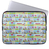 Regentag beim Baseballspiel Laptopschutzhülle (Vorderseite)