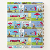 Regentag beim Baseballspiel Notizblock (Rückseite)