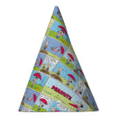 Regentag beim Baseballspiel Partyhütchen (Rechts)