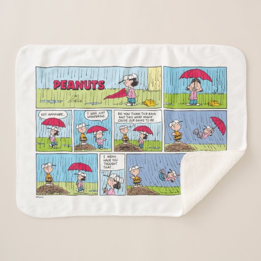 Regentag beim Baseballspiel Sherpadecke (Vorderseite (Horizontal))