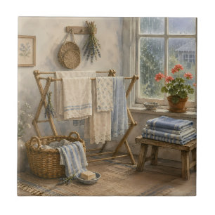 Regentag-Cottage-Wäscheraum Fliese