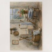 Regentag-Cottage-Wäscheraum Puzzle (Vertikal)