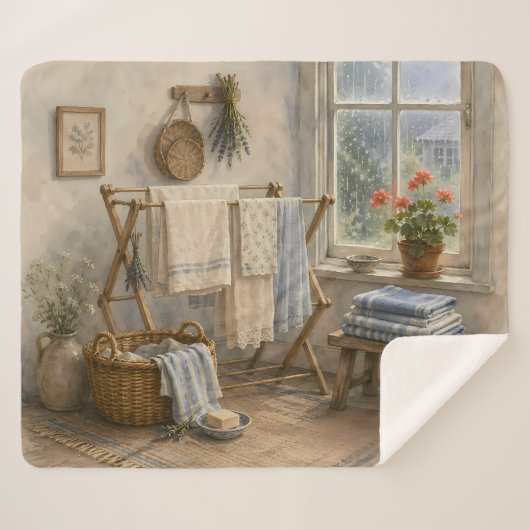 Regentag-Cottage-Wäscheraum Sherpadecke (Vorderseite (Horizontal))