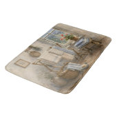 Regentag-Cottage-Wäscherei Badematte (Schrägansicht)