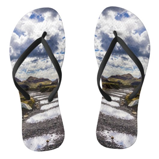 Regentag in Torres del Paine NP Badesandalen (Fußbett)