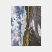 Regentag in Torres del Paine NP Fleecedecke (Vorderseite)