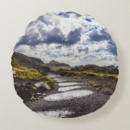 Regentag in Torres del Paine NP Rundes Kissen