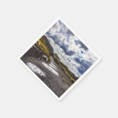 Regentag in Torres del Paine NP Serviette (Ecke)