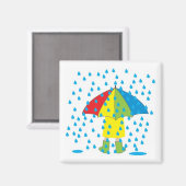 Regentag Magnet (Vorderseite/Rückseite)