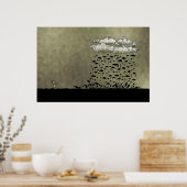 Regentag Poster (Küche)