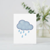 Regentag Postkarte (Stehend Vorderseite)