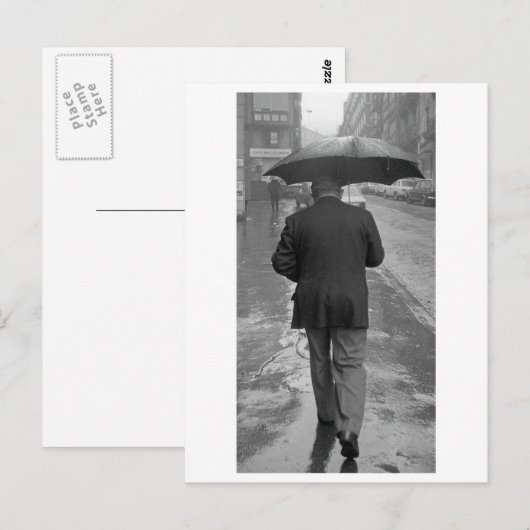 Regentag Postkarte (Vorne/Hinten)