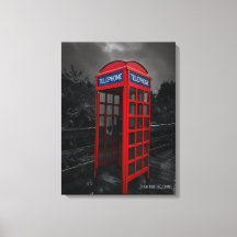 Regentag-Rotes-Telefonhäuschen-Urban-Dramatisch