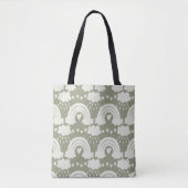Regentag und Regenbogen Tasche (Vorderseite)