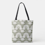 Regentag und Regenbogen Tasche (Rückseite)