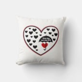 Regentage können Liebe nicht aufhalten Kissen (Vorderseite)