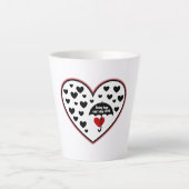 Regentage können Liebe nicht aufhalten Milchtasse (Vorderseite)