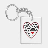 Regentage können Liebe nicht aufhalten Schlüsselanhänger (Vorderseite links)