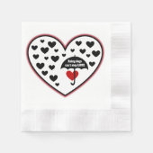 Regentage können Liebe nicht aufhalten Serviette (Vorderseite)