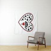 Regentage können Liebe nicht aufhalten Wandteppich (Beispiel (Horizontal))