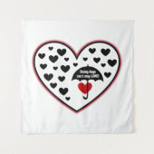 Regentage können Liebe nicht aufhalten Wandteppich (Vorderseite)