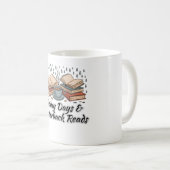 Regentage & Paperback Reads Kaffeetasse (VorderseiteRechts)