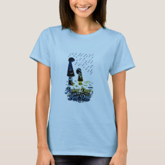 Regentage sind die besten Tage Süße Regenschirm-Ku T-Shirt