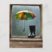 Regentage und Sonntage Postkarte (Vorderseite)