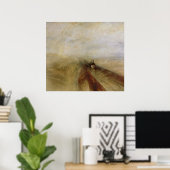 Regentampf und Geschwindigkeit Poster (Heimbüro)