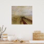 Regentampf und Geschwindigkeit Poster (Küche)