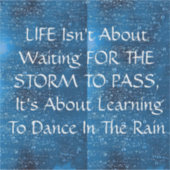 REGENTANZ AUFKLEBER (Vorderseite)