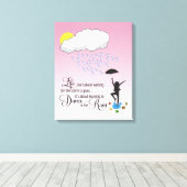 Regentanz Leinwanddruck (Insitu (Holzboden))