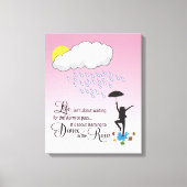 Regentanz Leinwanddruck (Vorderseite)