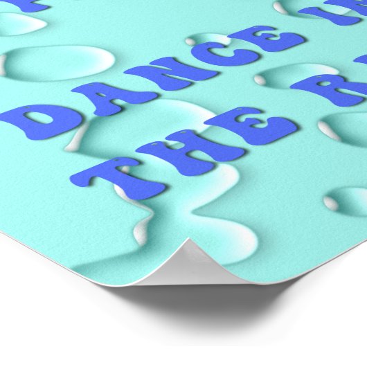 Regentanz Poster (Ecke)