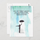 Regentanz Postkarte (Vorne/Hinten)