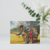 Regentanz Postkarte (Stehend Vorderseite)