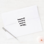 Regentanz Runder Aufkleber (Umschlag)