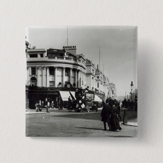 Regente Straße, London, c.1900 Button (Vorderseite)