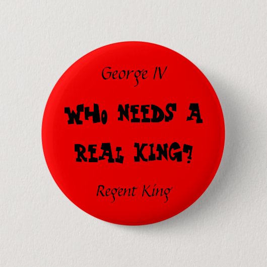 Regenter König Button (Vorderseite)