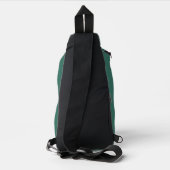 Regentropfen am Fenster Crossbody Bag (Rückseite)