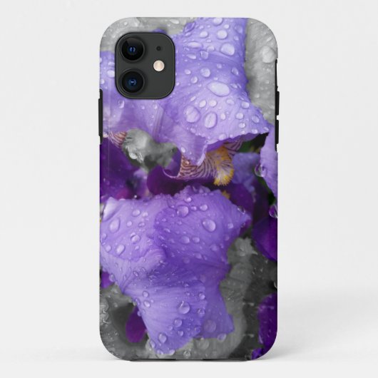 Regentropfen an Iris Case-Mate iPhone Hülle (Rückseite)
