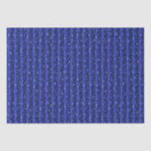 Regentropfen auf blauem Metall Seidenpapier (Vorderseite)