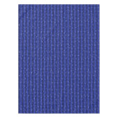 Regentropfen auf blauem Metall Tischdecke (Vorderseite)