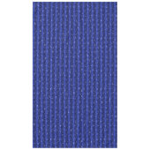 Regentropfen auf blauem Metall Tischdecke (Vorderseite)