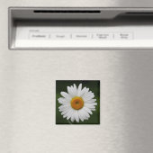 Regentropfen auf Blumenblättern Magnet (In Situ (Geschirrspüler))