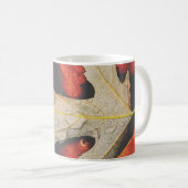 Regentropfen auf einem Blatt Kaffeetasse (VorderseiteRechts)
