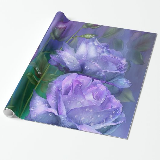 Regentropfen auf geschenkpapier (Ungerollt)