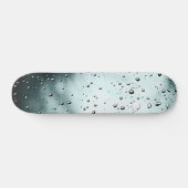 Regentropfen auf Glas Wassertropfen Skateboard Dec (Horizontal)