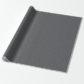 Regentropfen auf Grau Geschenkpapier (Ungerollt)